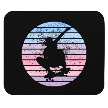 Discover Skateboard vintage sun Mouse Pads