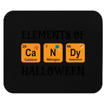 Discover Halloween Candy Sweets Chemistry Elements Of Mouse Pads
