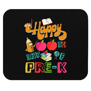 Discover 100 Days Of School Teacher Preschool Pre K Funny Mouse Pads