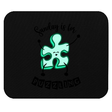 Discover Sunday Is For Puzzling Mouse Pads