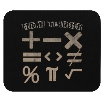 Discover Math Teacher 1 Mouse Pads