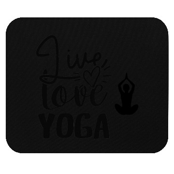 Discover Live Love Yoga Mouse Pads