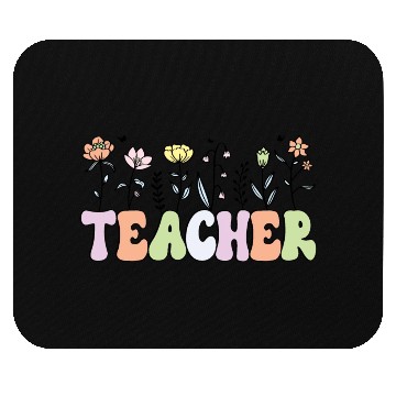 Discover Teacher Wildflower Mouse Pads