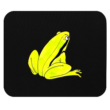Discover Green Frog Mouse Pads