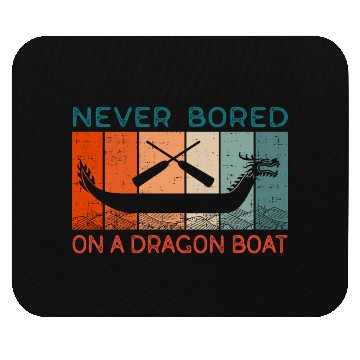 Discover Never Bored On A Dragon Boat Funny Racing Mouse Pads