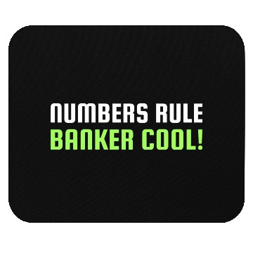 Discover Numbers Rule Banker Cool Mouse Pads