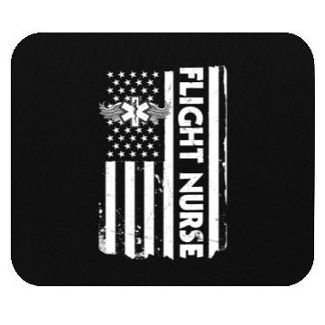 Discover USA Flag Flight Nurse America Mouse Pads