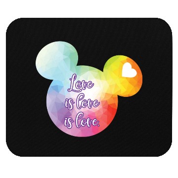 Discover Right Chest Love Is Love Mouse Pads