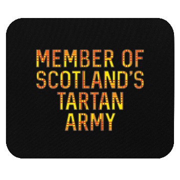 Discover Member Of Scotland s Tartan Army Scottish Lion Mouse Pads