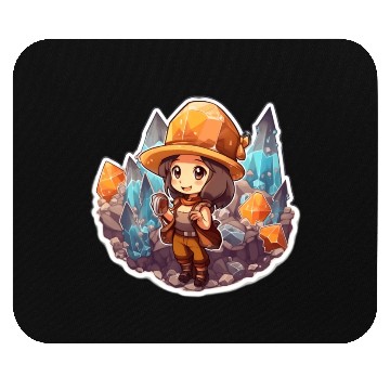 Discover Crystal Miner Co Vintage Cartoonish Mouse Pads