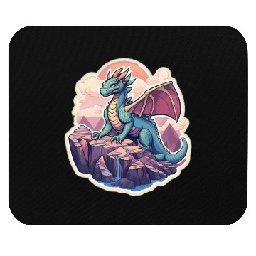 Discover Dragon Tamer Nostalgia Mouse Pads