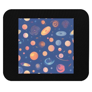 Discover Galaxy nebula art Mouse Pads