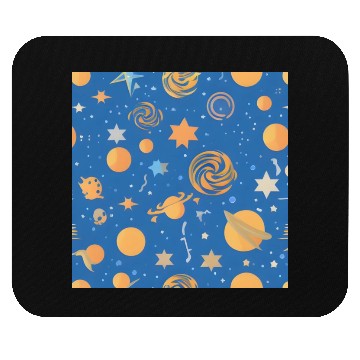 Discover Galaxy nebula art Mouse Pads