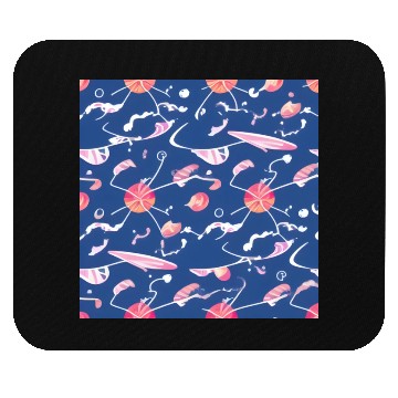 Discover Galaxy nebula art Mouse Pads