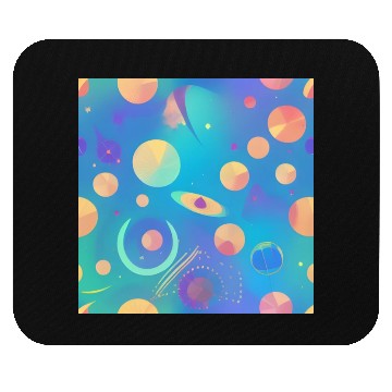 Discover Galaxy nebula art Mouse Pads
