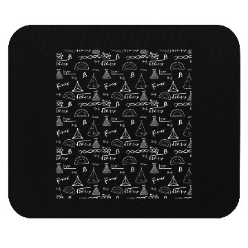 Discover Science Teacher Face Mask Mouse Pads