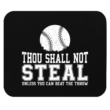 Discover Funny Baseball Beat The Throw Mouse Pads