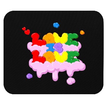 Discover Love is love Mouse Pads
