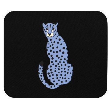 Discover Spotted Blue Cheetah Mouse Pads