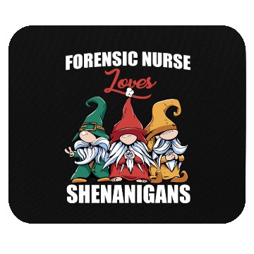 Discover Funny Forensic Nurse St. Patrick's Day Mouse Pads