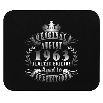 Discover august 1963 Anniversary august 1963 august Mouse Pads