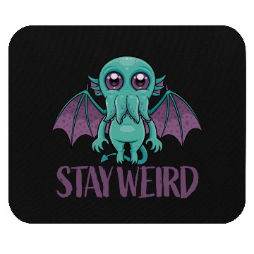 Discover Stay Weird Cute Cthulhu Monster Mouse Pads