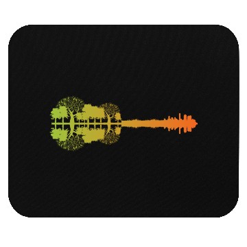 Discover Guitarist Guitar Landscape Mouse Pads