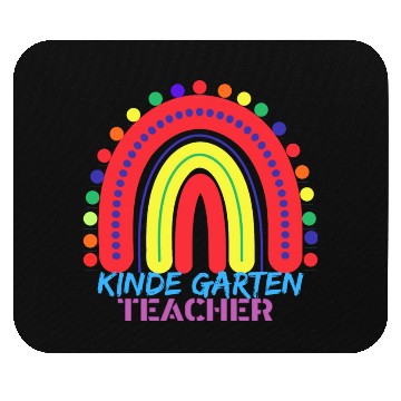 Discover Kindergarten Teacher Mouse Pads,Rainbow Teacher Mouse Pads.
