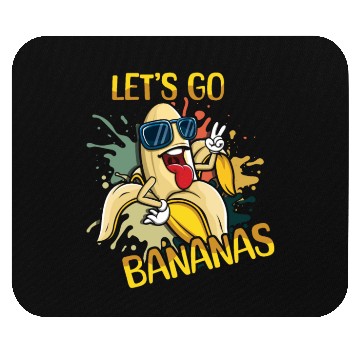 Discover Crazy Banana Meme Let Us Go Banana Mouse Pads