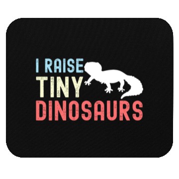 Discover I Raise Tiny Dinosaurs Funny Leopard Gecko Mom Dad Mouse Pads