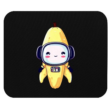 Discover Kawaii Banana - Cyborg, Robot, Astronaut, Mouse Pads
