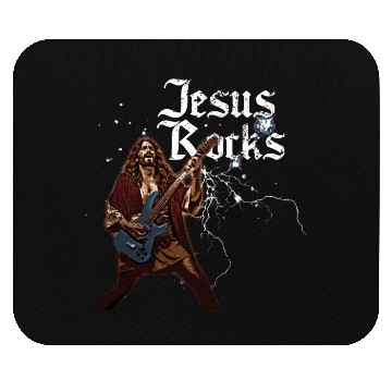 Discover Jesus Rocks Mouse Pads