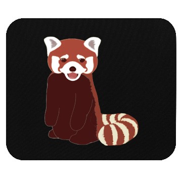 Discover Happy Red Panda Mouse Pads