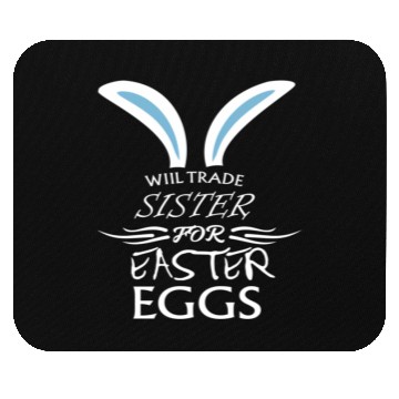 Discover Easter Sister Egg Hunting Rabbit Py Mouse Pads