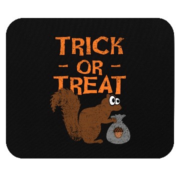 Discover Halloween Squirrel Trick Or Treat Mouse Pads