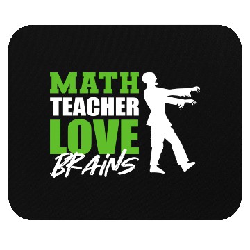 Discover Love Brains Mathematician Or Math Teacher Gift Mouse Pads