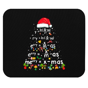 Discover Geometry Math Science Teacher Xmas Tree Funny Mouse Pads