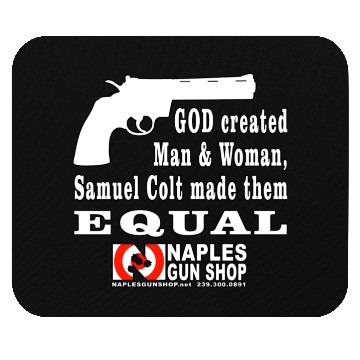 Discover Samuel Colt Made Us All Equal Mouse Pads