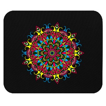 Discover Colorful Mandala Pattern Modern 6 Mouse Pads