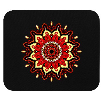 Discover Colorful Mandala Pattern Modern 4 Mouse Pads