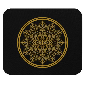 Discover Mandala Gold Art Mouse Pads