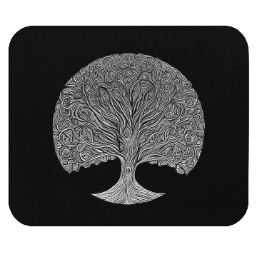 Discover Tree: detailed, relaxing, & positive Mouse Pads