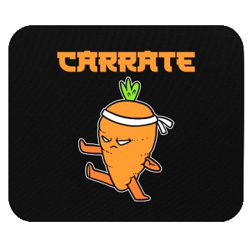 Discover Carrot Pun Vegetarian Mouse Pads