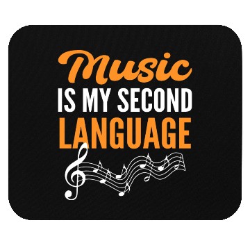 Discover Second Language Old Musician Gift Mouse Pads
