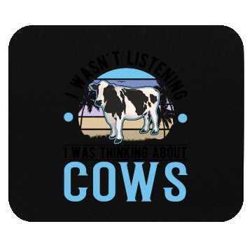 Discover Cow Cattle Breeder Land, Farmer Cows Mouse Pads