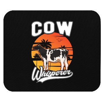 Discover Cow Whisperer Farmer Cattle Breeder Cows Mouse Pads