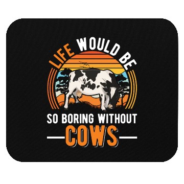 Discover Cow Cattle Breeder Land, Farmer Cows Mouse Pads