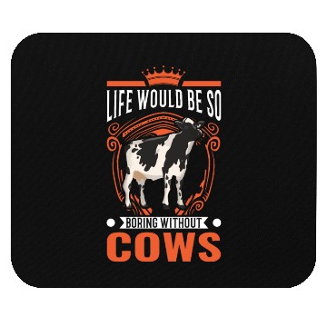 Discover Cow Cattle Breeder Land, Farmer Cows Mouse Pads