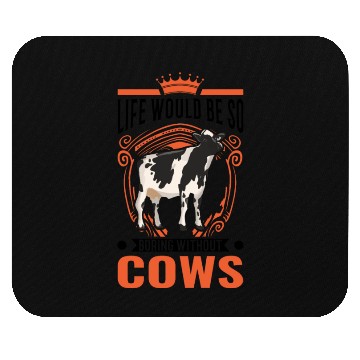 Discover Cow Cattle Breeder Land, Farmer Cows Mouse Pads