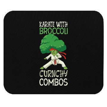 Discover Broccoli Martial Arts Karate MMA Boxing Kicks Mouse Pads